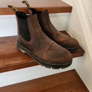 Dr Martens Embury Chelsea boots in dark brown in men's size US 11